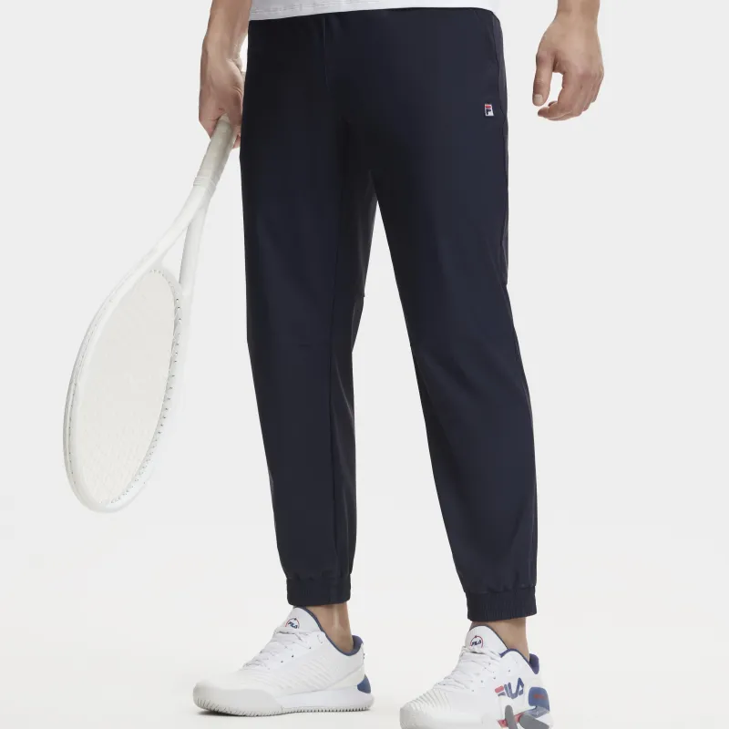 FILA Knitted Sweatpants Men RD Royal Blue-5
