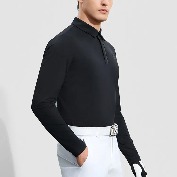 FILA Polo Shirt Men's Pitch Black-3