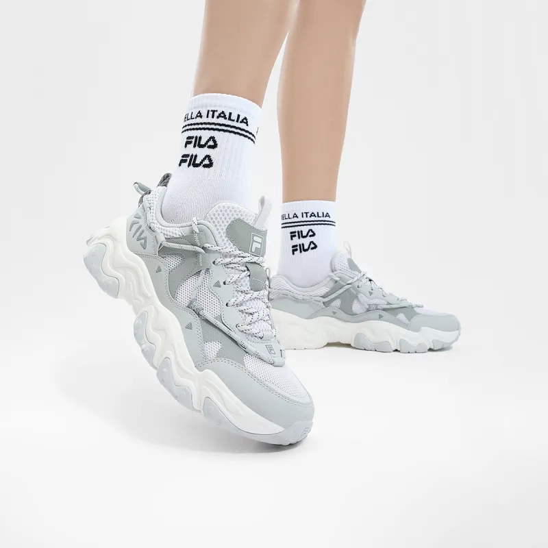 FILA FLUID 5 Cushioning Slip Resistant Low Top Casual City Commute Running Shoes Women's Gray-5