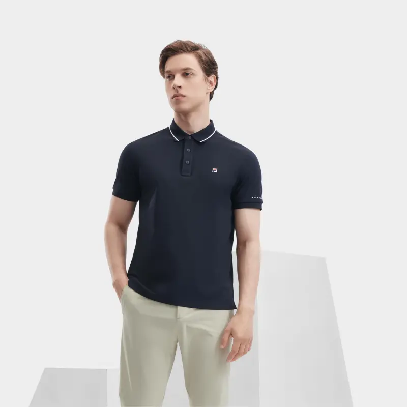 FILA MODERN HERITAGE Polo Shirt Men's Legend Blue-4