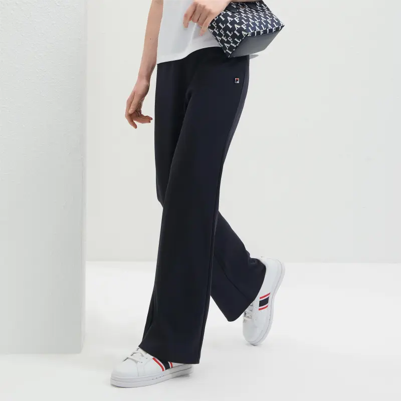 FILA Knitted Sweatpants Women's Legend Blue-4
