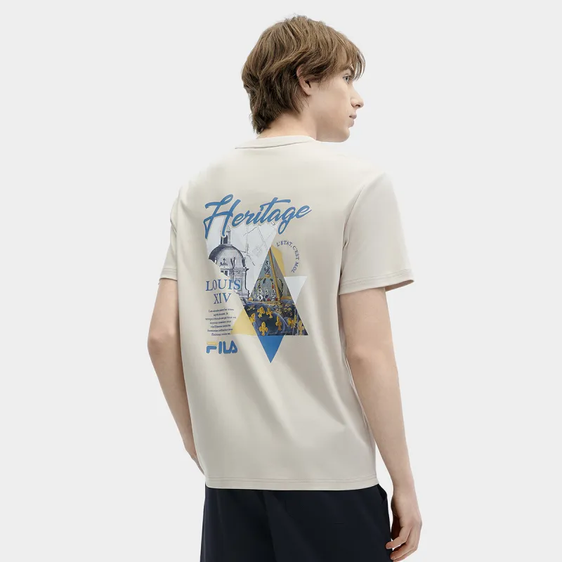 FILA SS24 Set in Sleeve T Shirt Men's Light Khaki-2