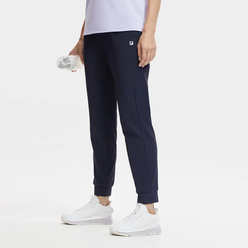 FILA Knitted Sweatpants Women's RD Royal Blue-3