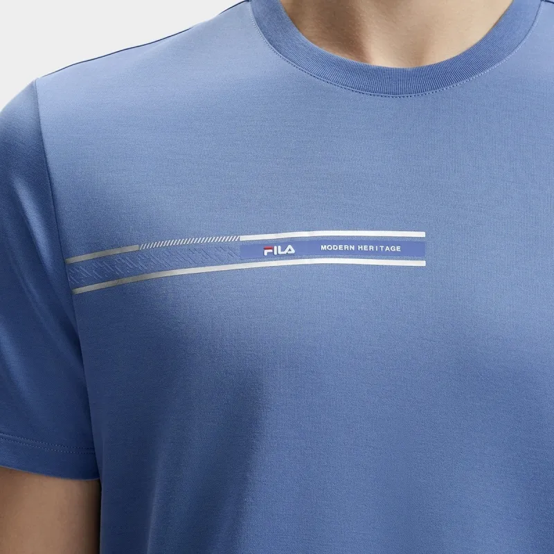 FILA T Shirts Men Matte Blue-3