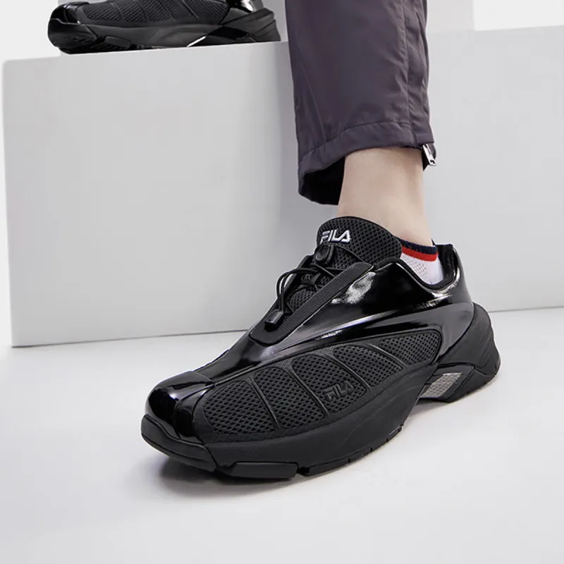 FILA REPLICA Low Top Casual Shoes Men's Black-4