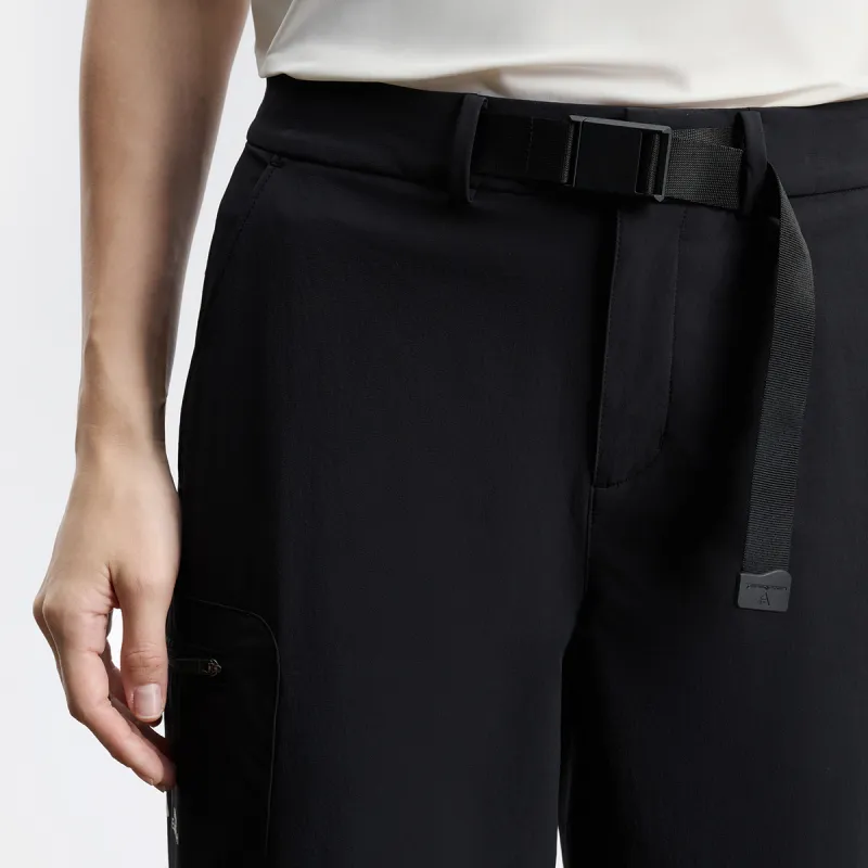 FILA x BBC EARTH Casual Pants Women's Pitch Black-4