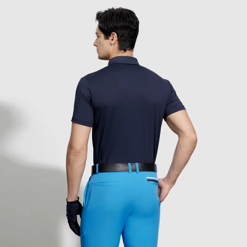 FILA Polo Shirts Men Tide Blue-3