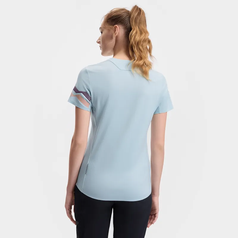 FILA CYCLING T Shirt Women's Clear Bright Blue-4