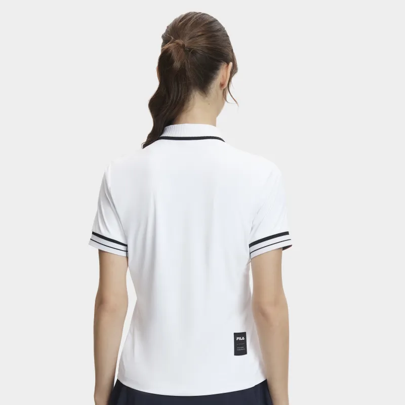FILA Polo Shirts Women's White-3