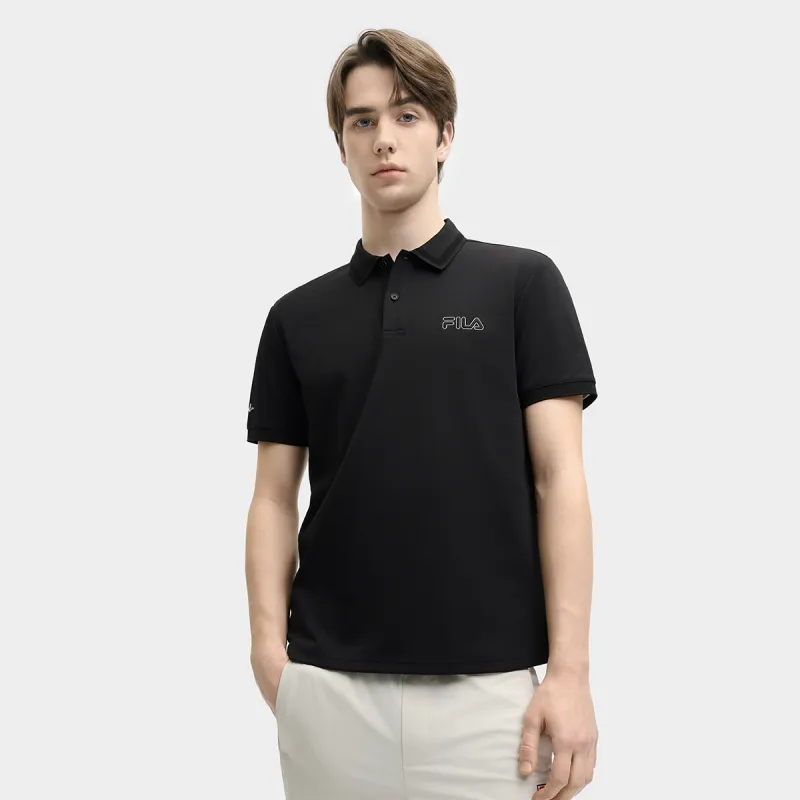 FILA MODERN HERITAGE Polo Shirt Men's Jet Black-2