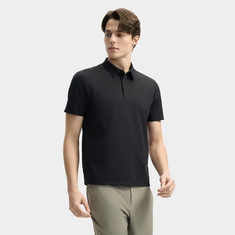 FILA Polo Shirt Men's Jet Black-4