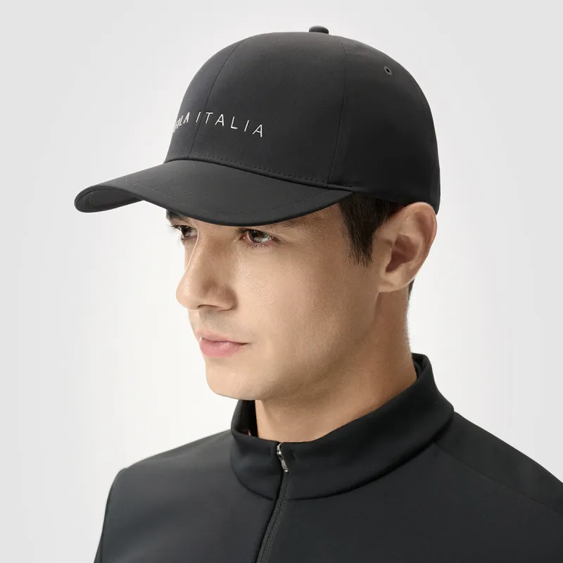 FILA Athletics Polyester Baseball Caps Men's Pitch Black-5