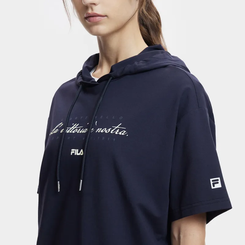 FILA SS24 T Shirt Women's RD Royal Blue-3