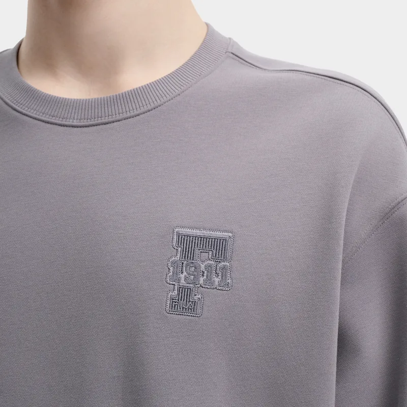 FILA Sweatshirts Men Cloudy Dora Gray-6