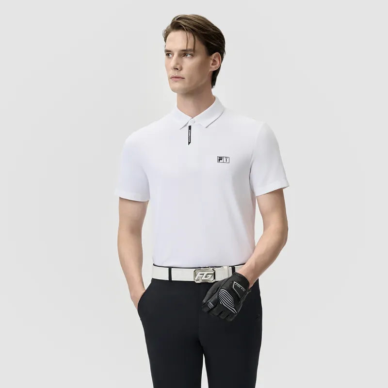 FILA Golf Series Polo Shirt Men's Jade White-4