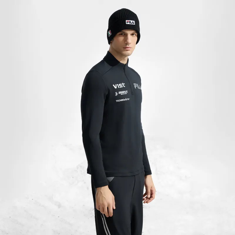 FILA T Shirts Men Pitch Black-5