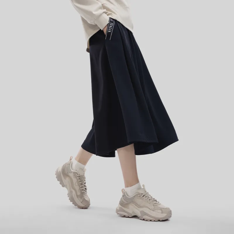 FILA Casual Long Skirt Women's Navy Blue-2