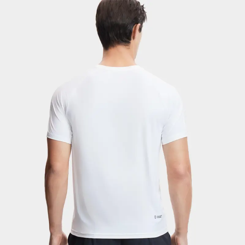 FILA Set in Sleeve T Shirt Men's Bright White-3