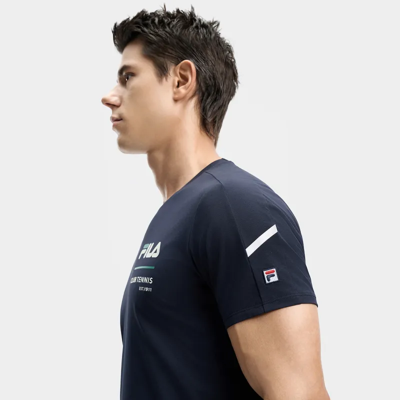 FILA T Shirts Men RD Royal Blue-6