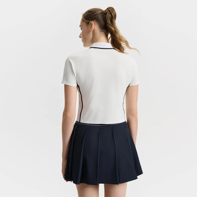 FILA Polo Shirt Women's Jade White-4