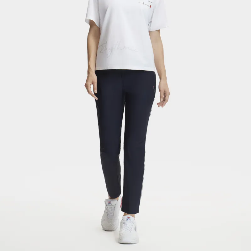 FILA Knitted Sweatpants Women's RD Royal Blue-3