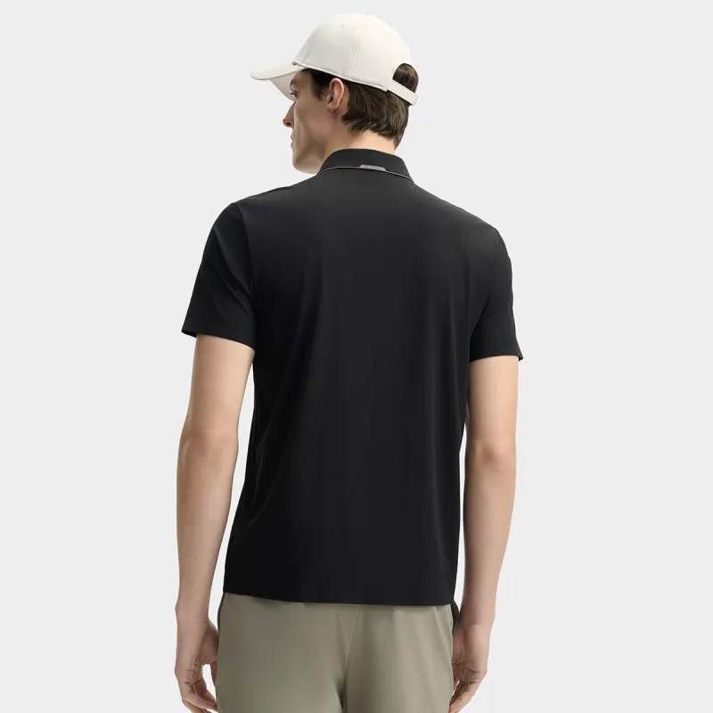 FILA Polo Shirt Men's Jet Black-3
