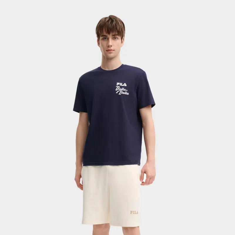 FILA T Shirts Men Secret Mirror Blue-3