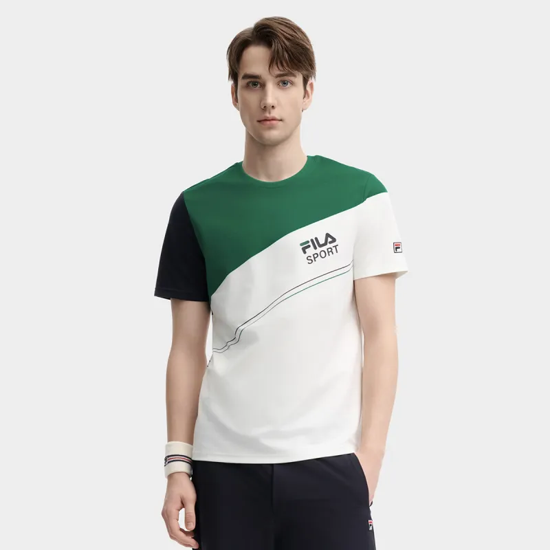 FILA T Shirt Men's Sulfurization Green-3