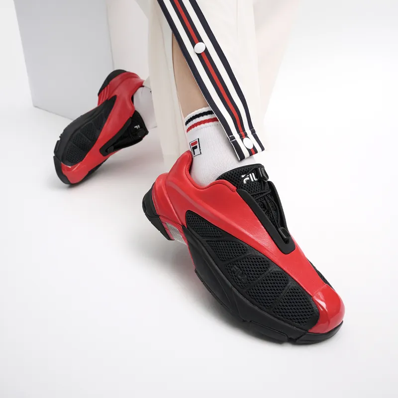FILA Low Top Casual Shoes Women's Fire Red/Black-7