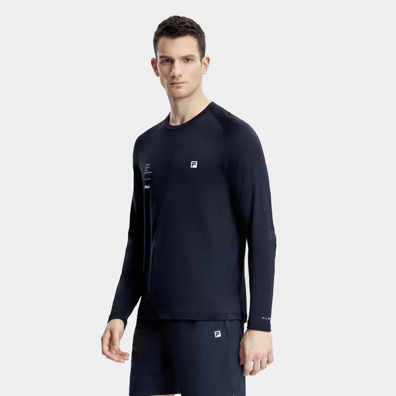 FILA Set-in Sleeve Top Men's Pitch Black-4