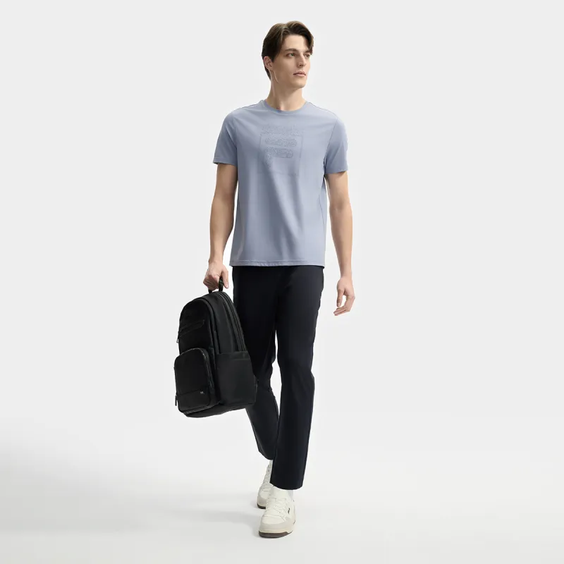FILA T Shirt Men's Polar Ice Blue-5