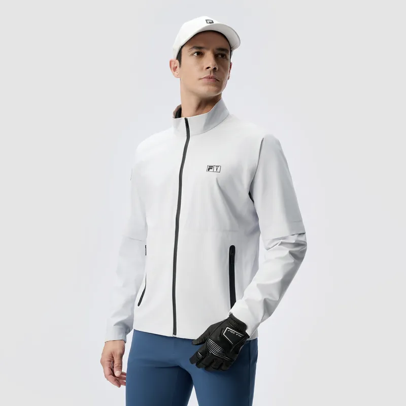 FILA Jacket Men's Semi-Transparent Curtain Gray-5