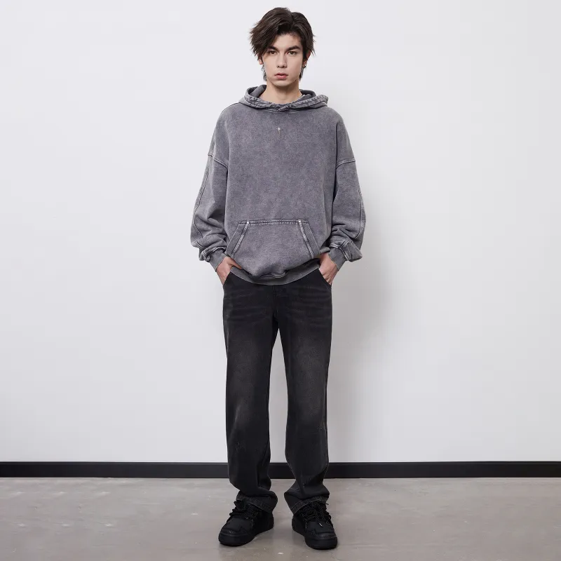 PASET Jeans Unisex Washable Smoke Gray-2