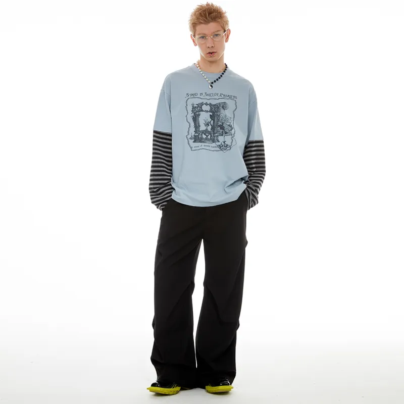 PASET Casual Pants Unisex Black-2