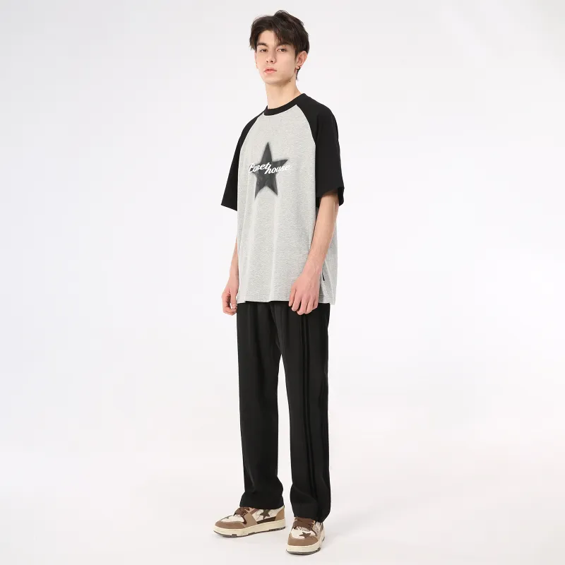 PASET Casual Pants Unisex Black-3