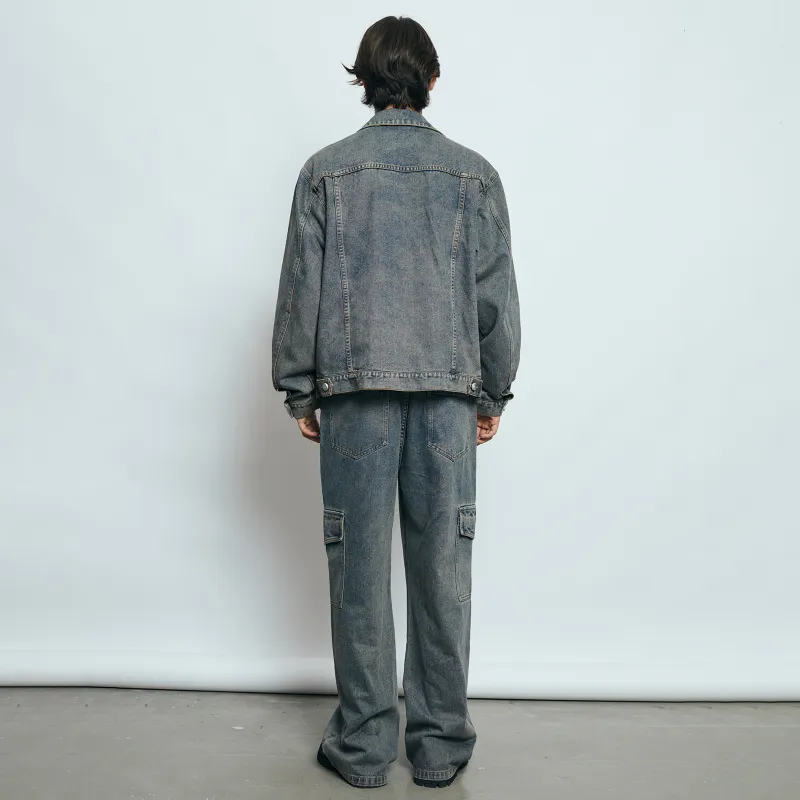 PASET Winter Jeans Unisex Vintage Blue-4