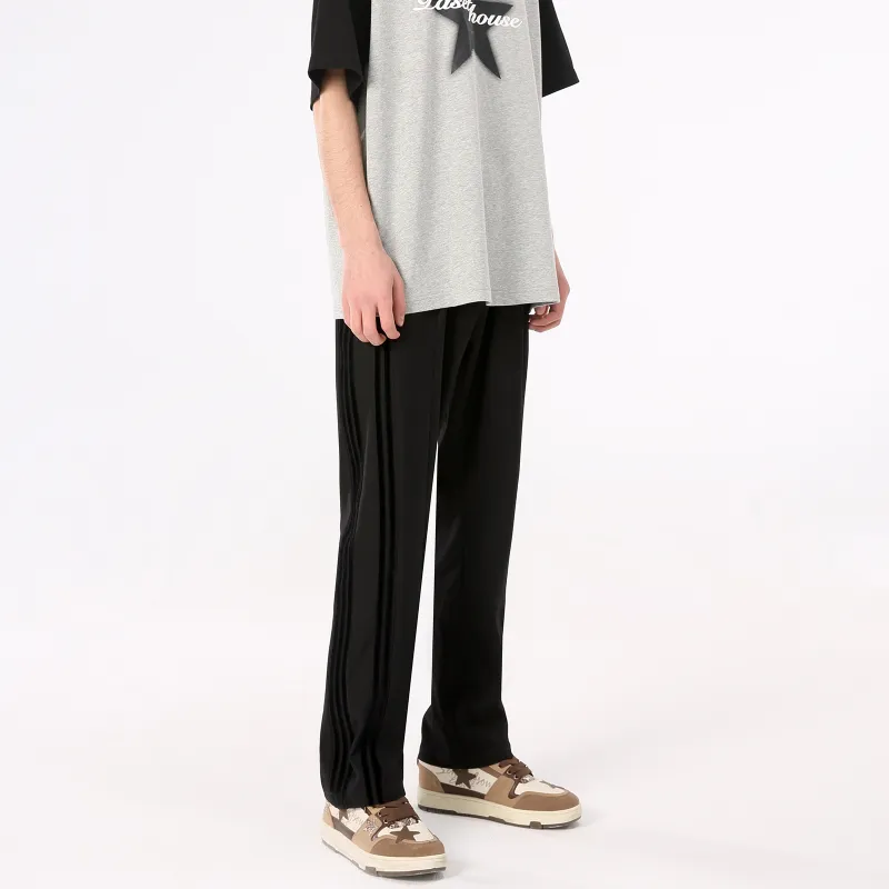 PASET Casual Pants Unisex Black-7