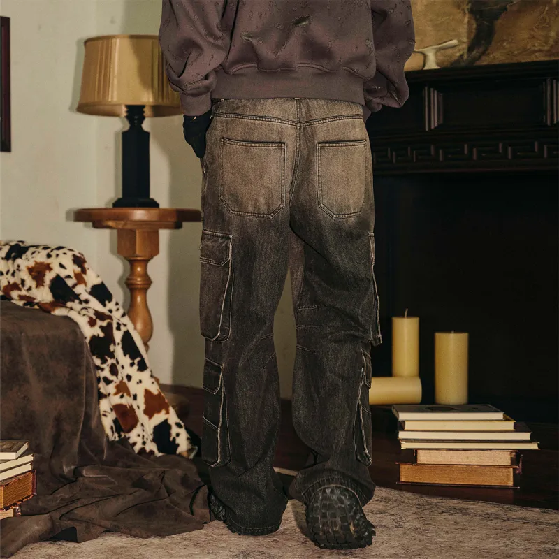 PASET Jeans Unisex Black Gray-4