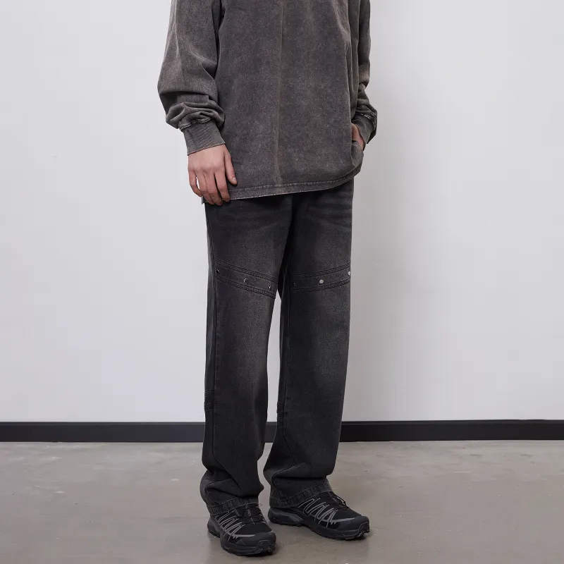 PASET Jeans Unisex Washable Smoke Gray-7