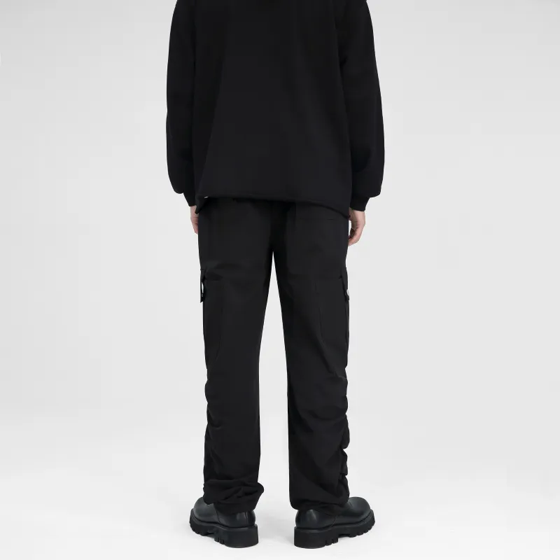 PASET Casual Pants Unisex Black-6