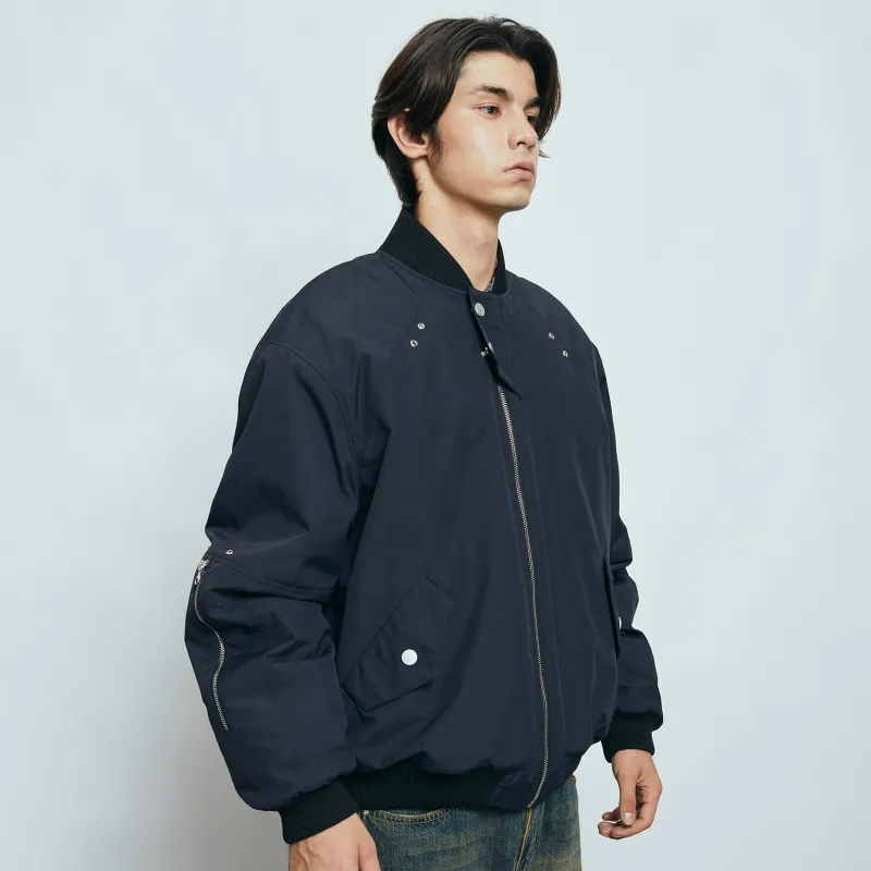 PASET Winter Puffer Jacket Unisex Navy Blue-7