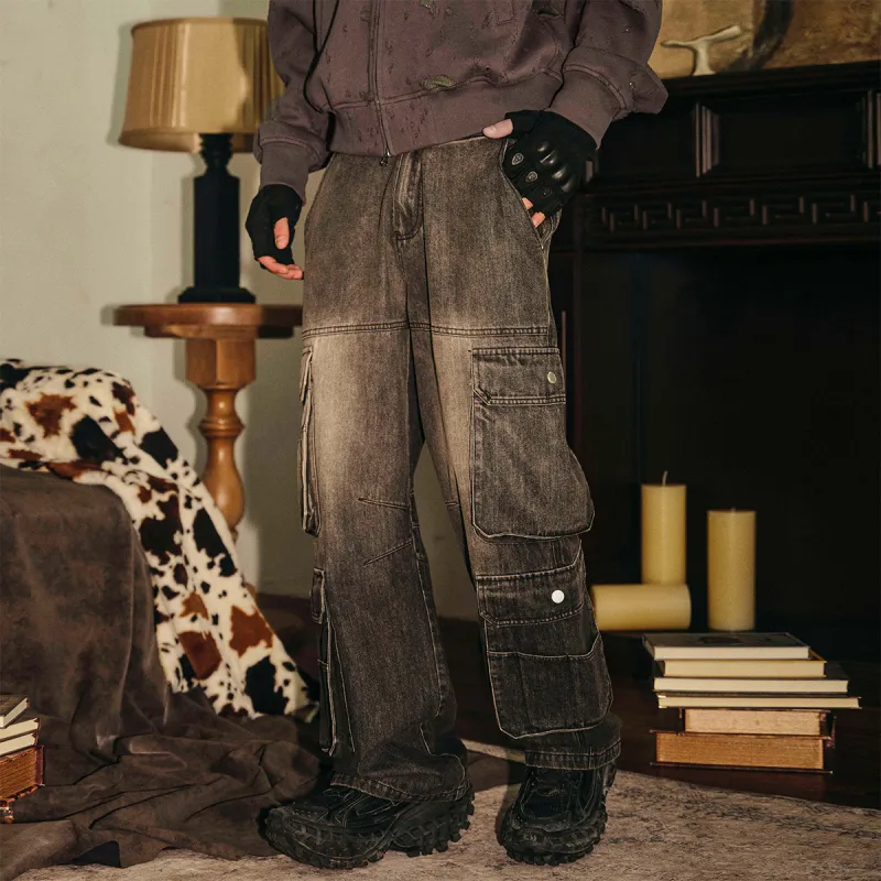 PASET Jeans Unisex Black Gray-3
