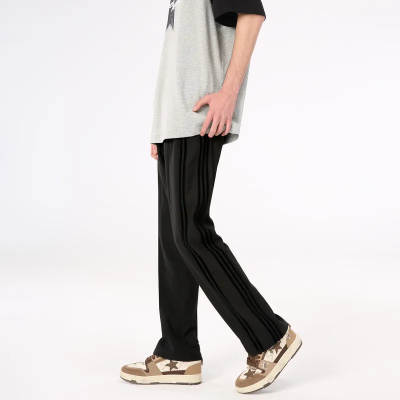 PASET Casual Pants Unisex Black-6