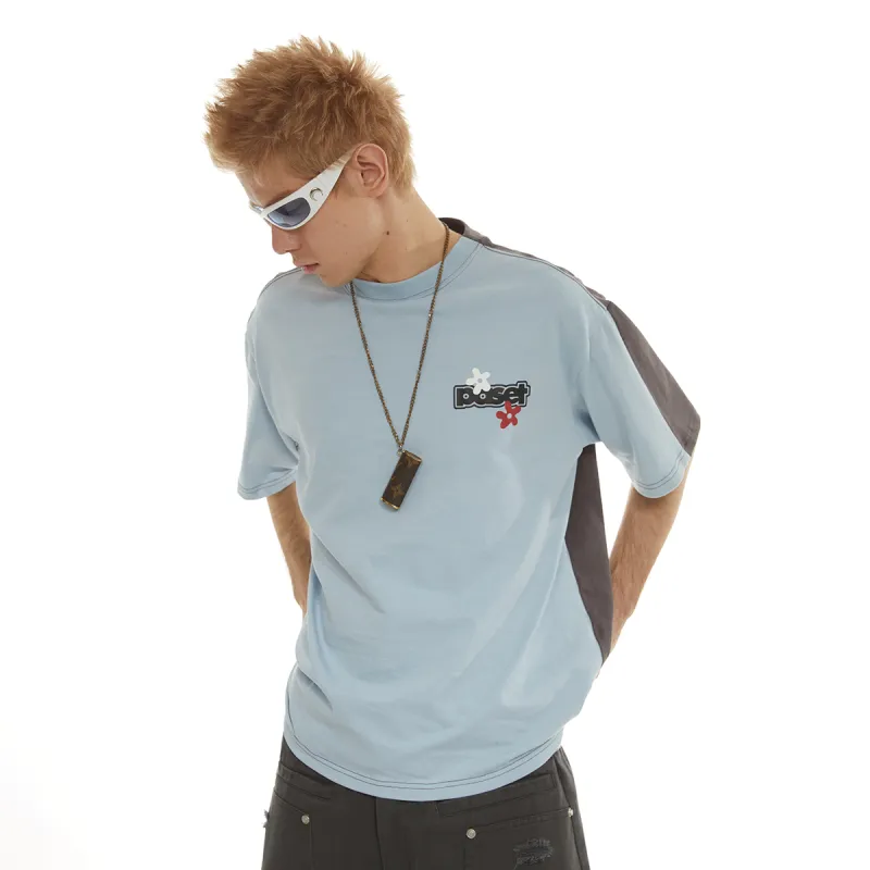 PASET T Shirt Unisex Two Tone Patchwork-2