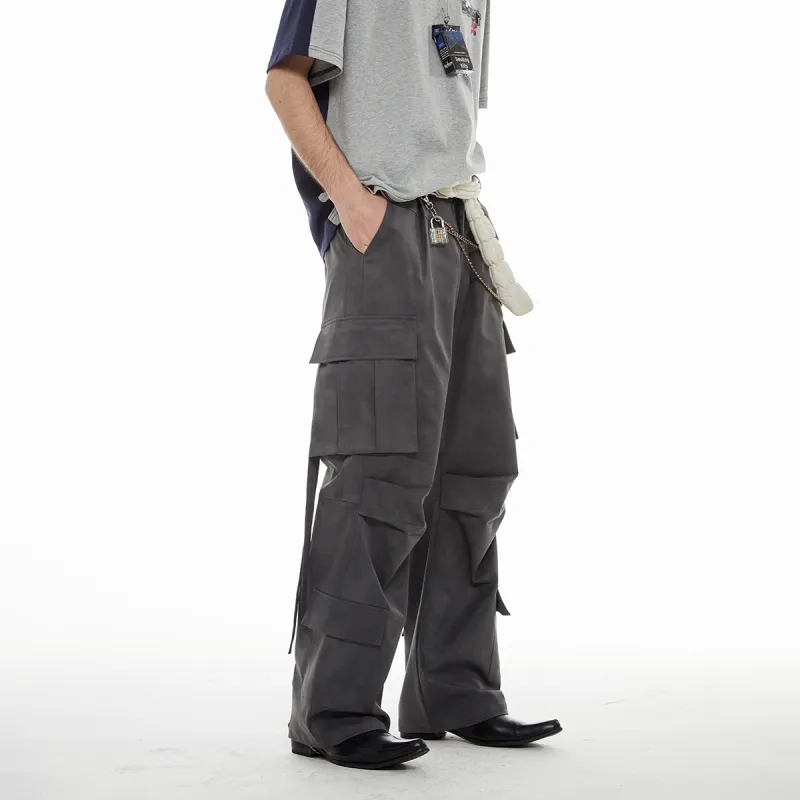 PASET Casual Pants Unisex Dark Gray-6
