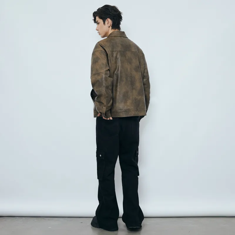 PASET Winter Cotton Lint Jacket Unisex Coffee-5