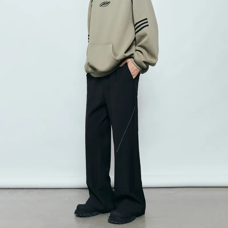 PASET Casual Pants Unisex Black-7
