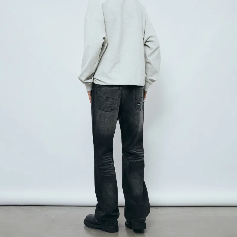 PASET Jeans Unisex Black Gray Color-5