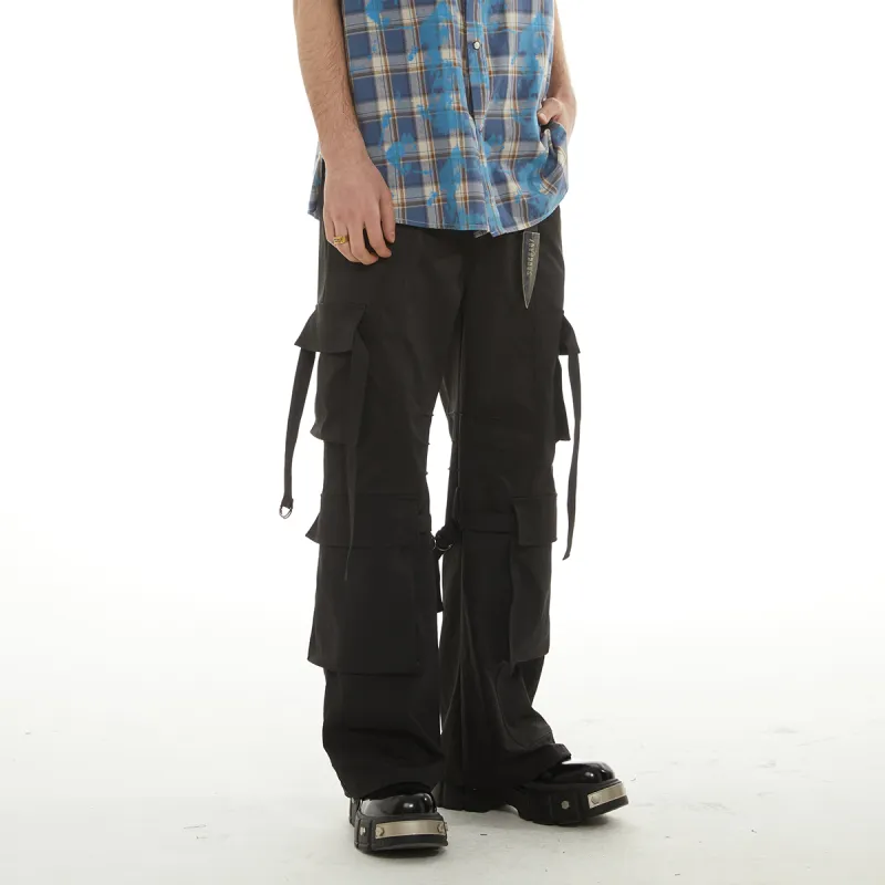 PASET Casual Pants Unisex Black-2
