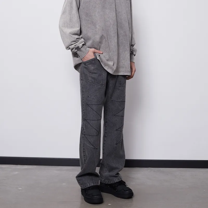 PASET Jeans Unisex Smoke Gray-3